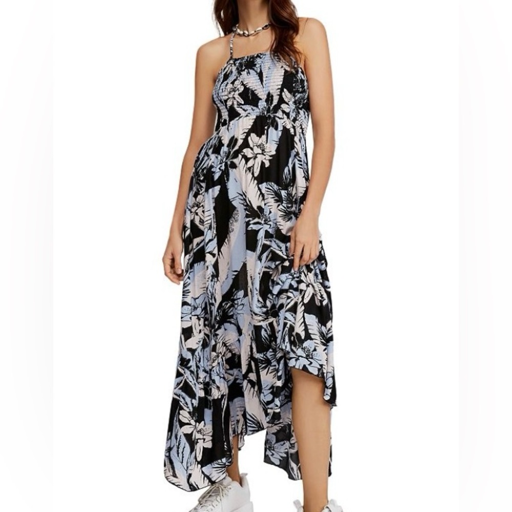 NWT! Free People Heat wave floral dress sz L